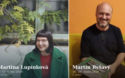 Literární pobyty v Luhačovicích 2026: vybrali jsme rezidenty!